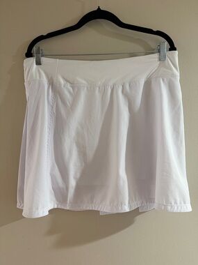 American Tall White Athletic Skort - Classic Active Style